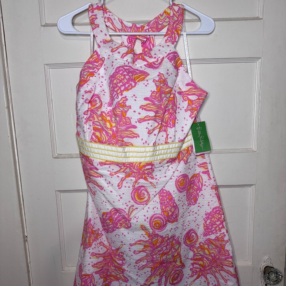 Lilly Pulitzer Tinsley Dress (Resort White Conched Out) NWT